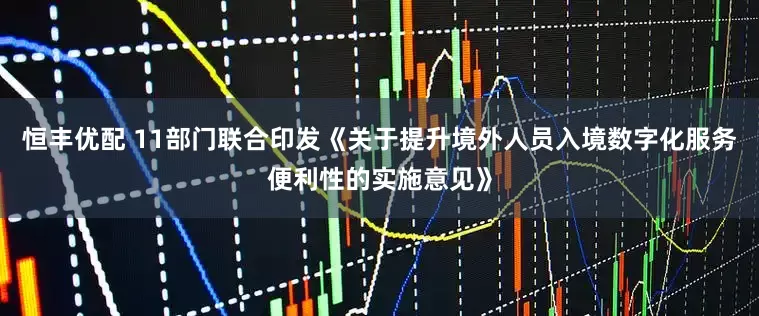 恒丰优配 11部门联合印发《关于提升境外人员入境数字化服务便利性的实施意见》